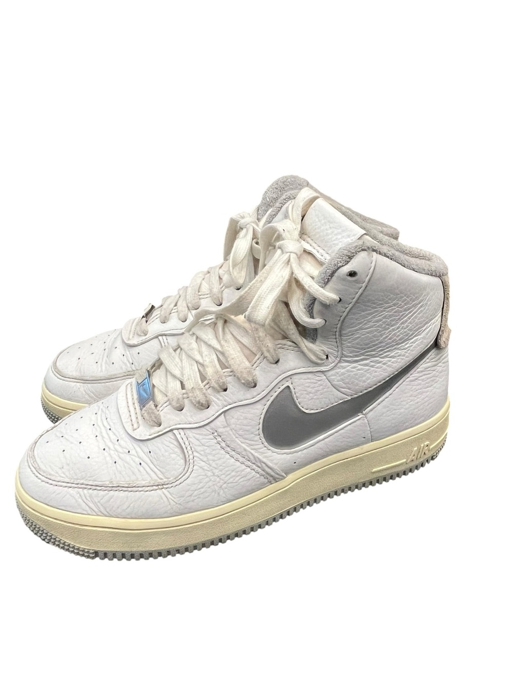 Nike | Air Force 1 Sculpt in Summit White/Silver 8 - Picture 3 of 9